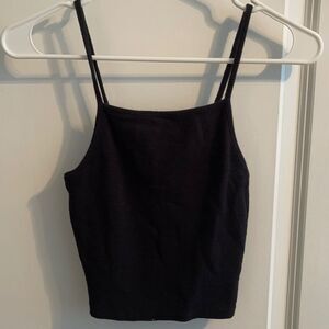 Black crop top